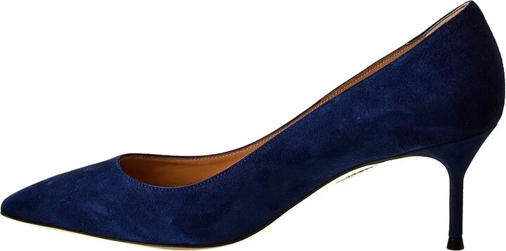 Aquazzura Purist 65 Suede Pump - Image 2
