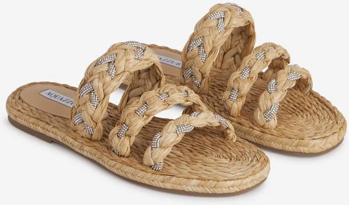 Aquazzura Raffia Coastal Sandal - Image 2