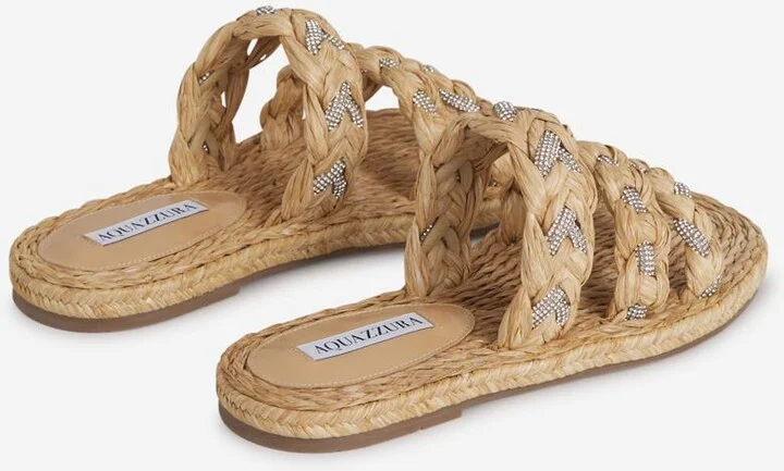 Aquazzura Raffia Coastal Sandal - Image 3