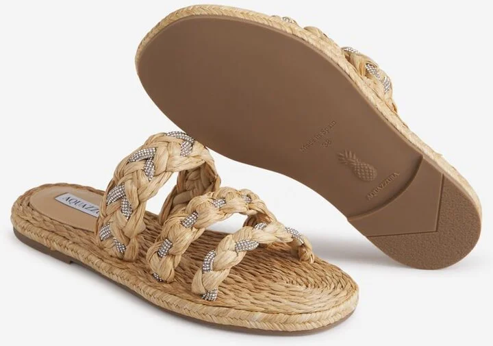 Aquazzura Raffia Coastal Sandal - Image 4