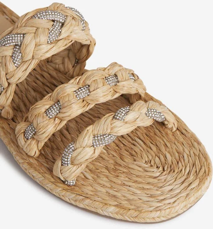 Aquazzura Raffia Coastal Sandal - Image 5
