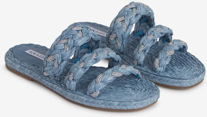 Aquazzura Raffia Coastal Sandal - Image 2