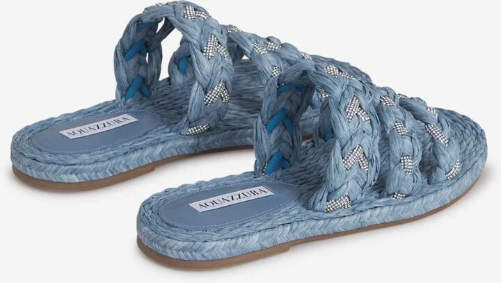 Aquazzura Raffia Coastal Sandal - Image 3