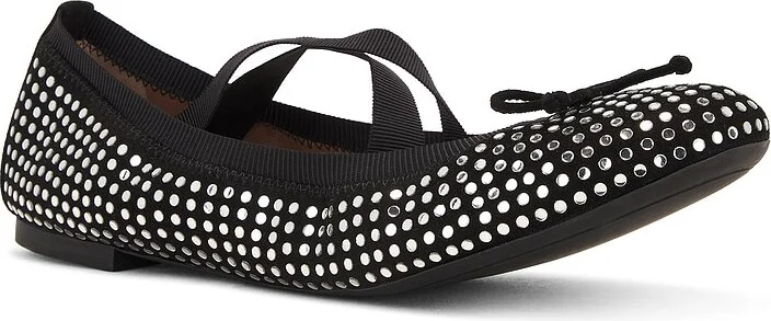 Aquazzura Remix Ballet Flat in Black - Image 2