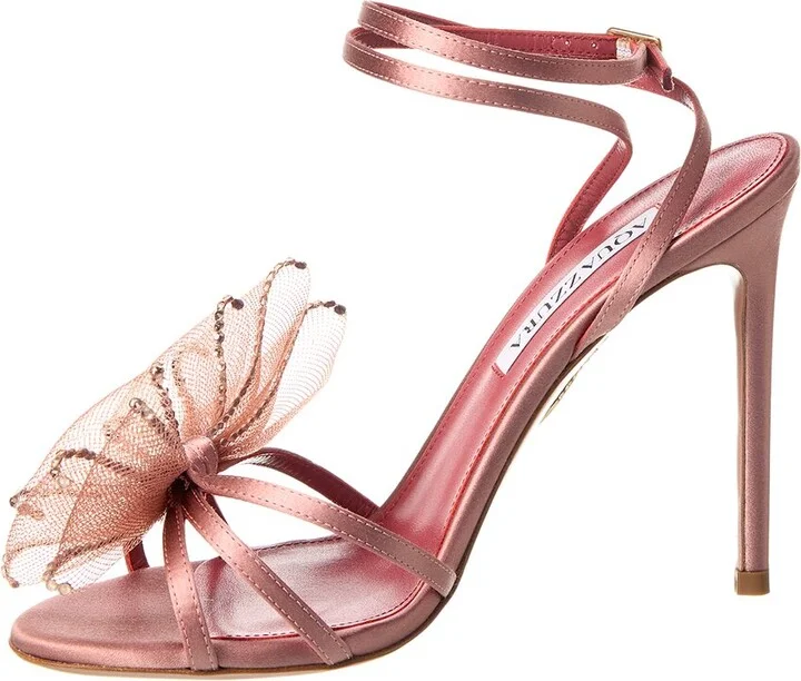 Aquazzura Reve 105 Satin Sandal - Image 2
