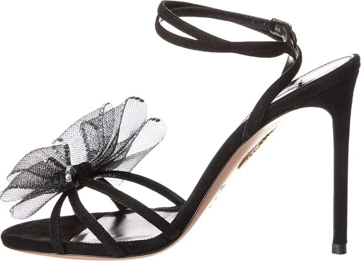 Aquazzura Reve 105 Suede Sandal - Image 2