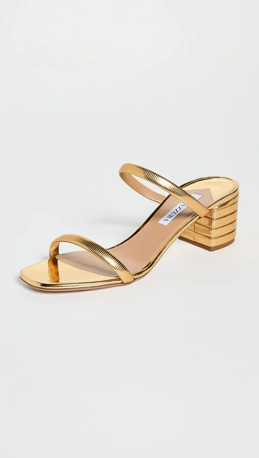Aquazzura Riviera Chain Sandals 50mm - Image 2