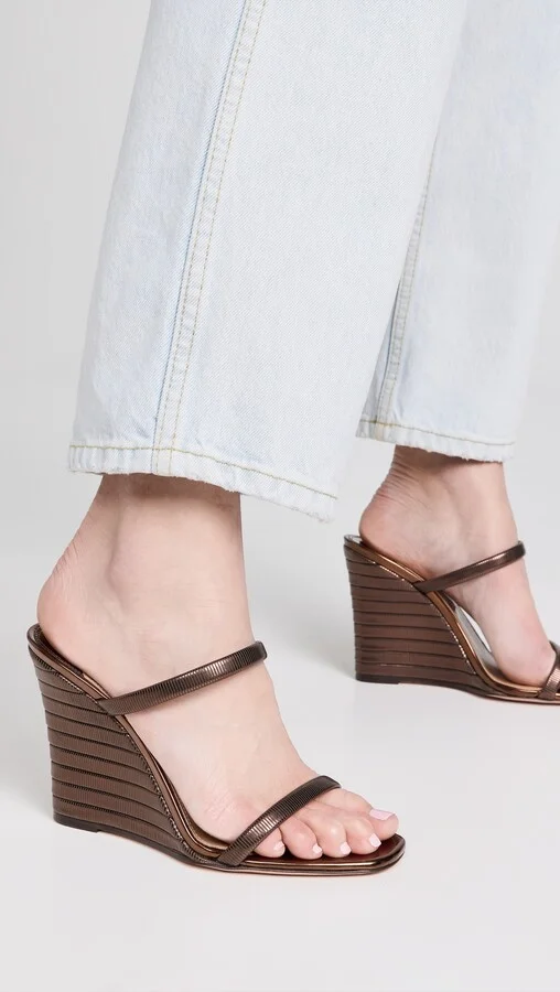 Aquazzura Riviera Chain Wedges 95mm - Image 2