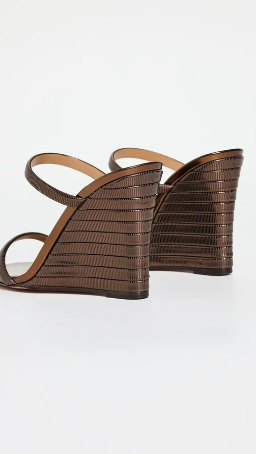 Aquazzura Riviera Chain Wedges 95mm - Image 4