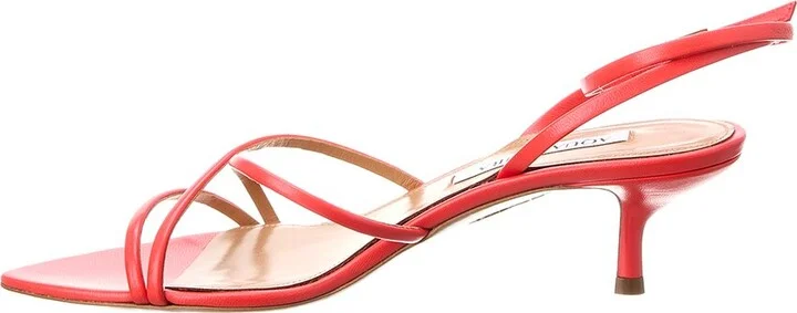 Aquazzura Roy 50 Leather Sandal - Image 2