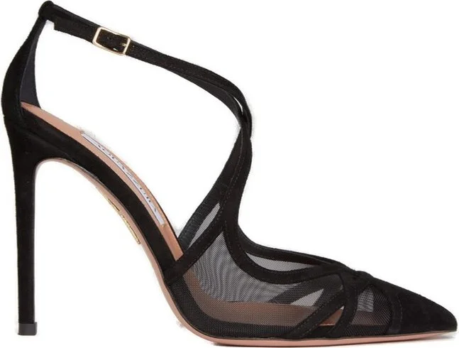 Aquazzura Shear Cut-Out Detailed Pumps
