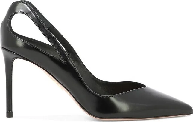 Aquazzura Sheeva Pointed-Toe Cut-Out Detailed Pumps