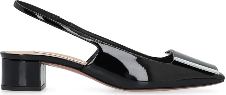 Aquazzura Shibuya Leather Slingback Pumps
