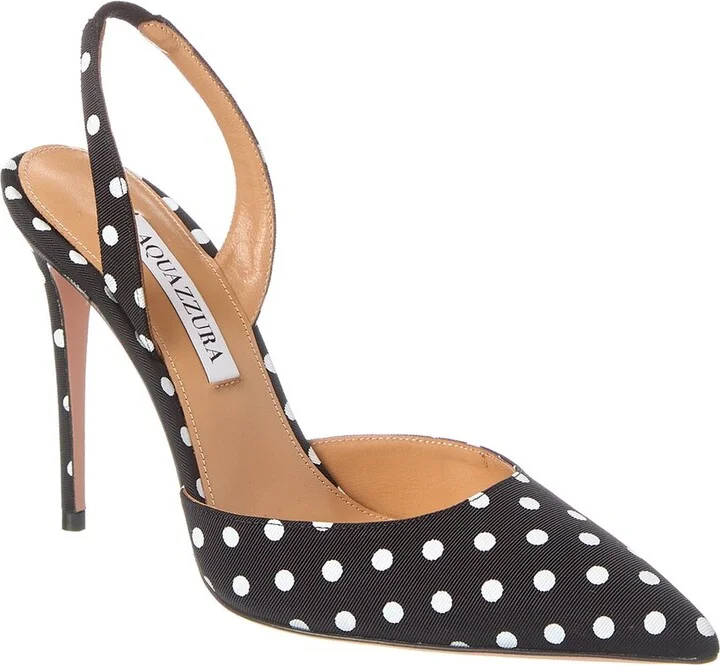 Aquazzura So Nude 105 Grosgrain Slingback Pump