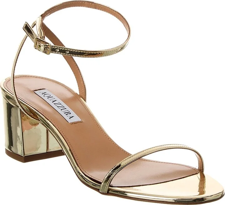 Aquazzura So Nude Block 50 Vinyl Sandal