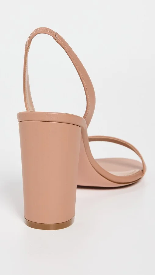 Aquazzura So Nude Block Sandals 85 - Image 4