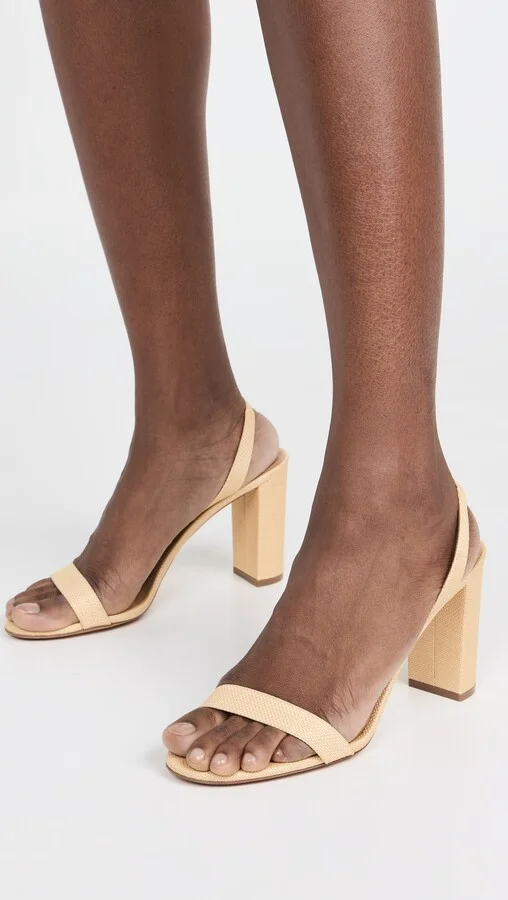 Aquazzura So Nude Block Sandals 85mm - Image 2