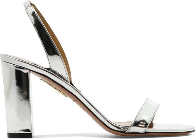 Aquazzura So Nude Block Sandals