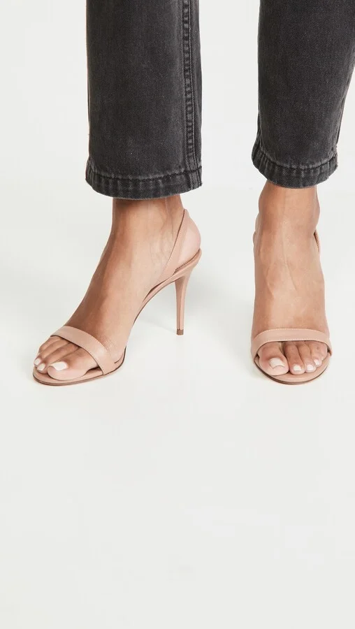 Aquazzura So Nude Sandals 85 - Image 5