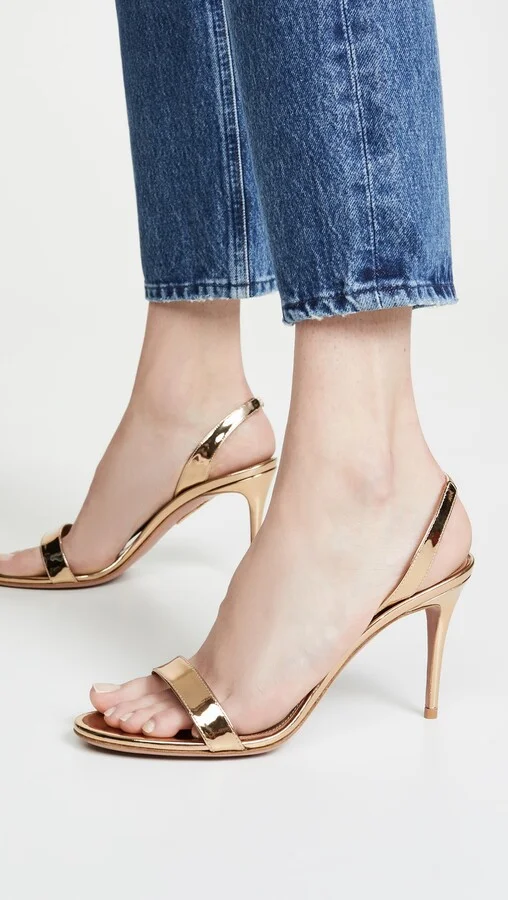 Aquazzura So Nude Sandals 85 - Image 3