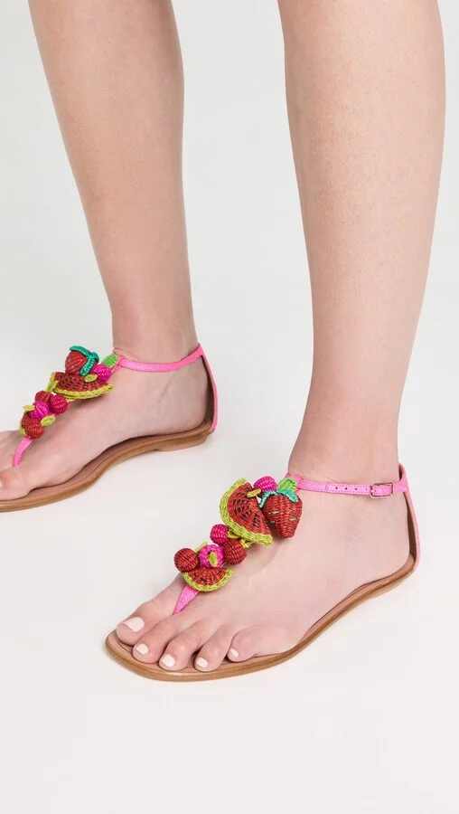 Aquazzura Strawberry Punch Sandals - Image 3