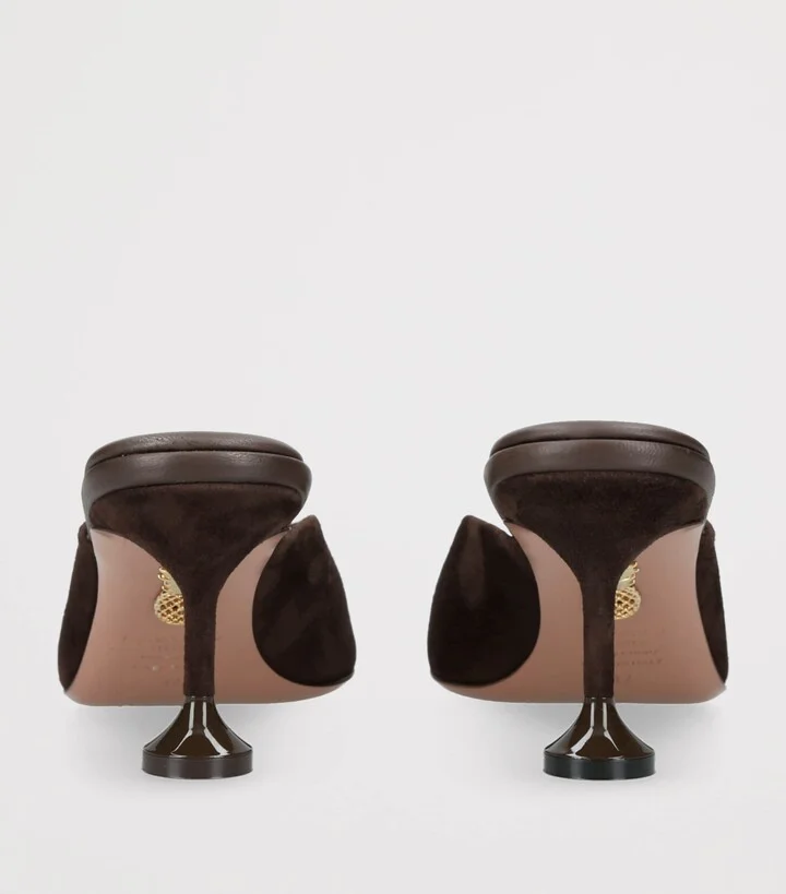 Aquazzura Suede Bisous Pumps 65 - Image 2