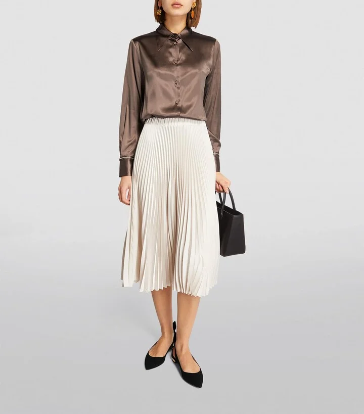 Aquazzura Suede Bow Tie Ballet Flats - Image 4