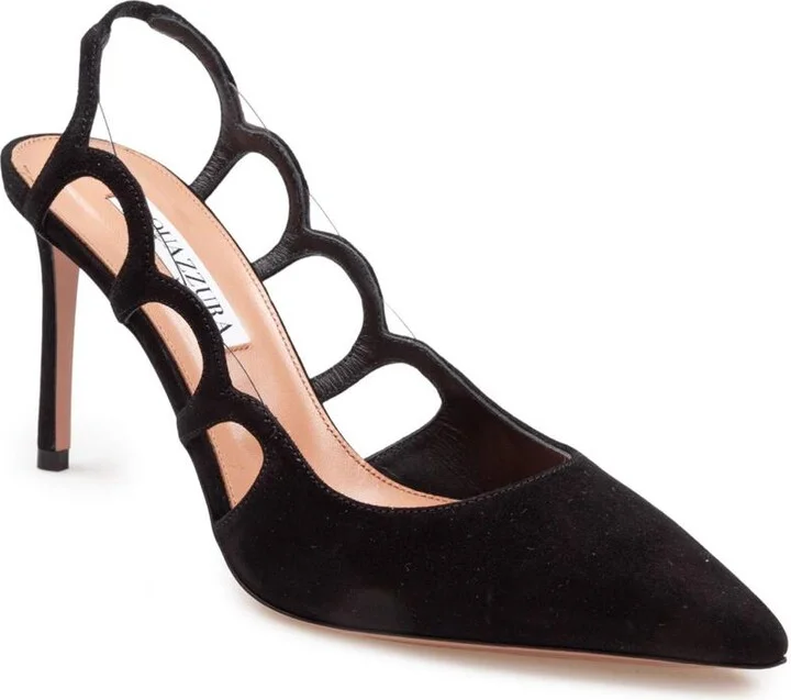Aquazzura Suede Décolleté - Image 2
