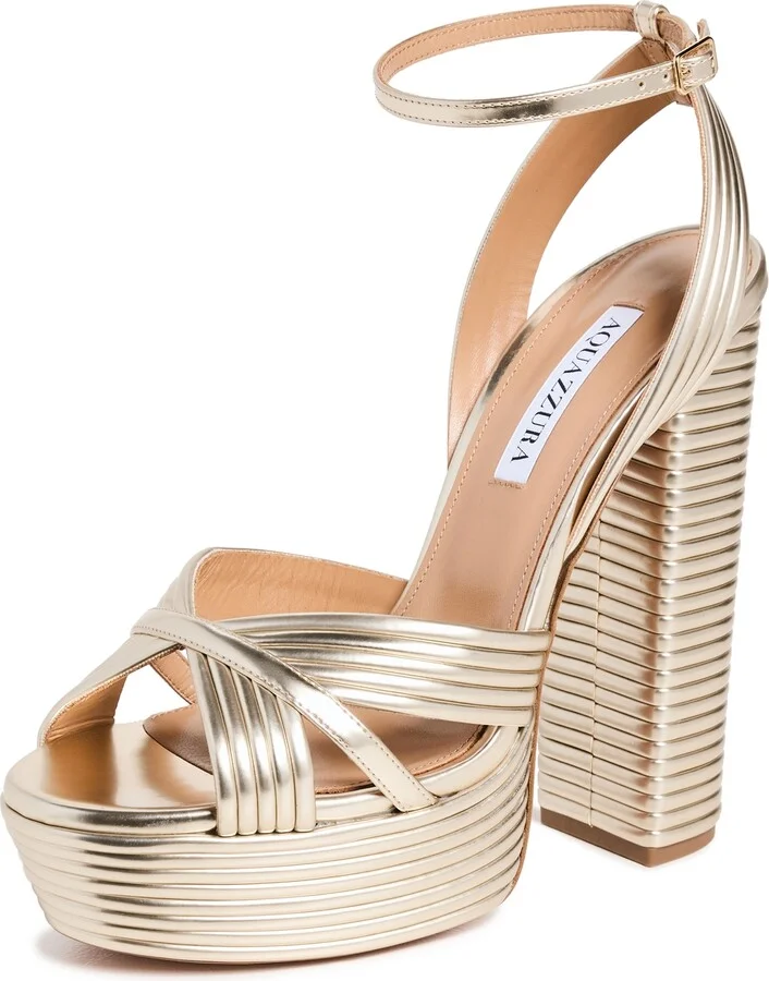 Aquazzura Sundance Plateau Sandals 140mm