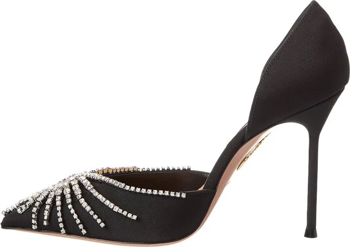 Aquazzura Sunshine 105 Grosgrain Pump - Image 2