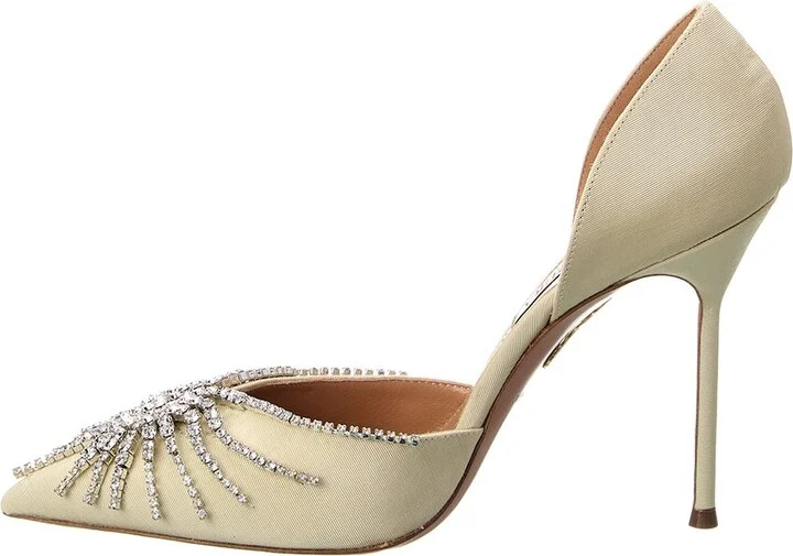 Aquazzura Sunshine 105 Grosgrain Pump - Image 2