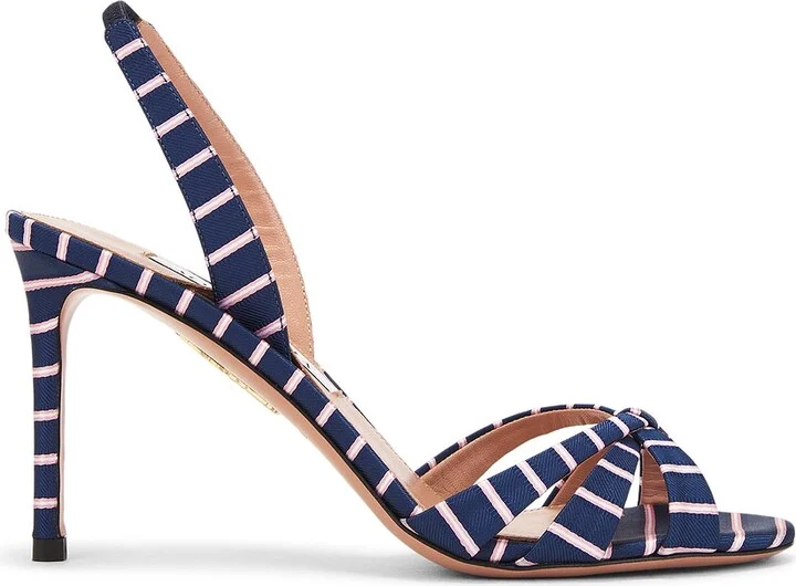 Aquazzura Tati 85 Sandal in Blue