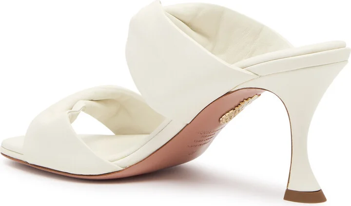 Aquazzura Twist 75 Leather Mules - Image 2