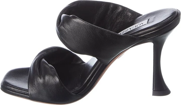 Aquazzura Twist 95 Leather Mule - Image 2