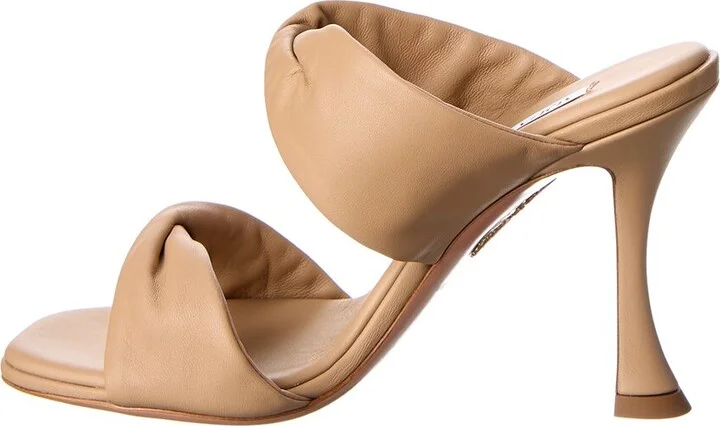 Aquazzura Twist 95 Leather Sandal - Image 2