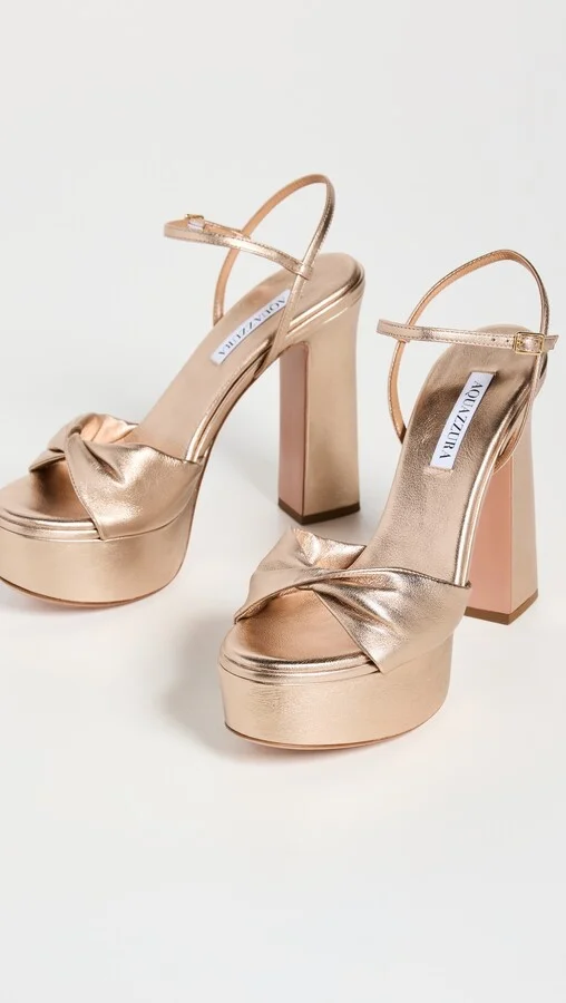 Aquazzura Twist Sandals Plateau 120 Sandals - Image 4