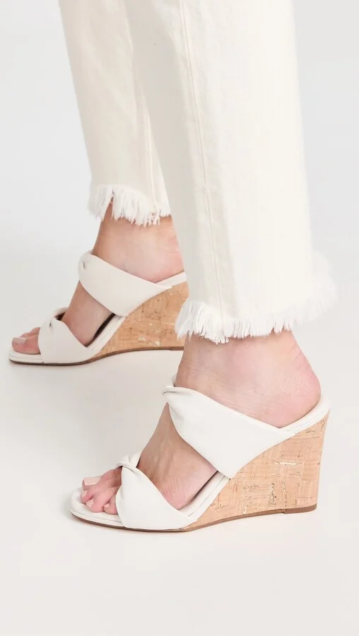 Aquazzura Twist Wedge 85mm Sandals - Image 5