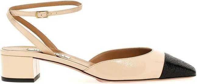 Aquazzura Two-Toned Square Toe Pumps