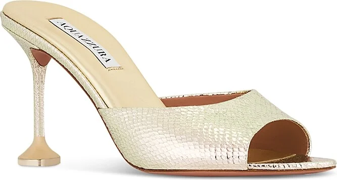 Aquazzura Women's Bisous Mule 85 Sandals
