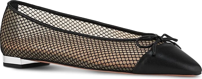 Aquazzura Women's Gioia Mesh Flats