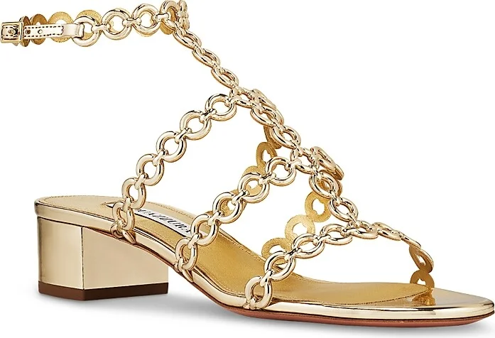 Aquazzura Women's Infinity Chain Sandals