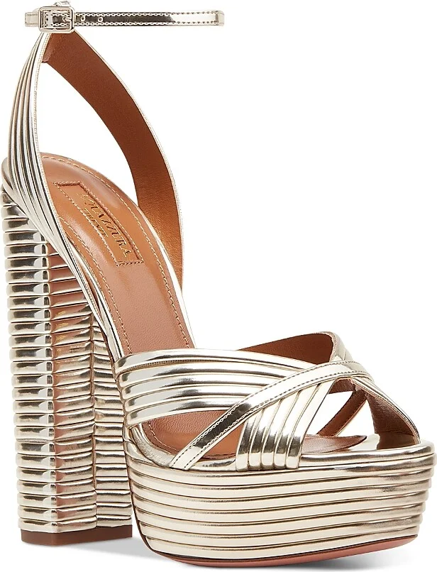 Aquazzura Women's Sundance Plateau 140 Platform Sandals