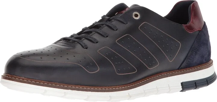 Navy Leather