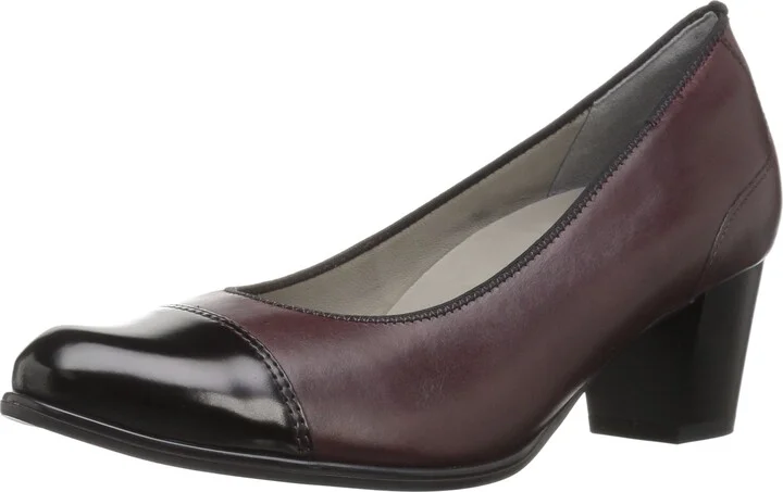 Burgundy Leather/Black Abrasivato Toe