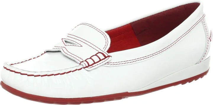 White/Red Patent