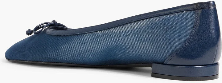Arabella bow-detailed mesh ballet flats - Image 3