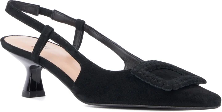 Arabella Kitten Heel Slingback Pump