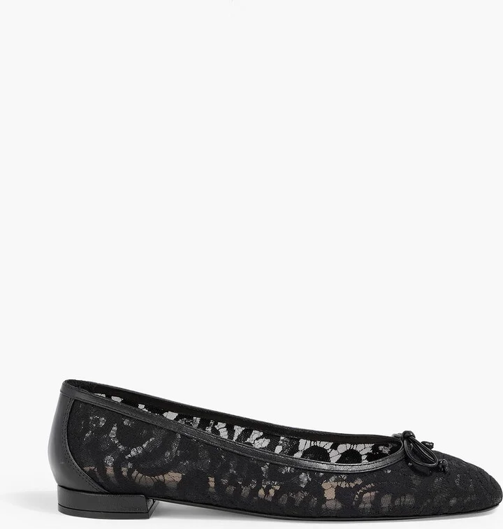 Arabella lace ballet flats