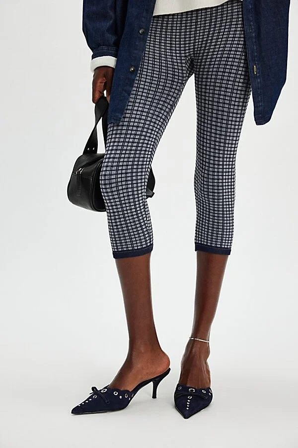 Navy Suede Silver