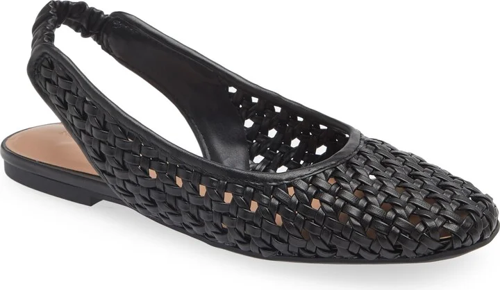 Arabella Woven Slingback Flat